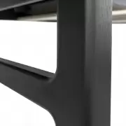 Stół Rozkładany Curved Czarny Woodman