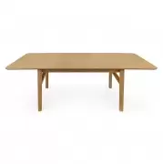 Stół Rozkładany Curved Dębowy Woodman