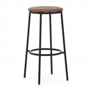 Stołek barowy Circa Ultra Leather Brandy Normann Copenhagen