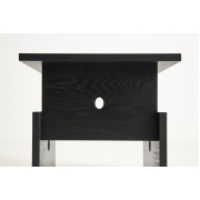 Stolik kawowy Wood Box czarny dębowy HAY
