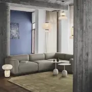 Stolik Lato LN9 kość słoniowa-Crema Diva marble Andtradition