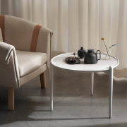 Stolik kawowy Aria 60 cm złamana biel Design House Stockholm