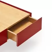 Stolik kawowy Arista czerwony Teulat