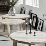 Stolik kawowy Bali 100 cm naturalny House Doctor