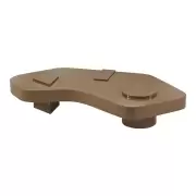 Stolik kawowy Bold 180 cm Tabaco wysoki połysk Sancal