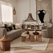 Stolik kawowy Brook 112 cm naturalny Broste Copenhagen