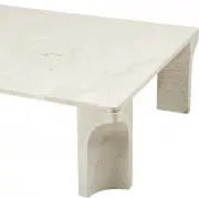 Stolik kawowy Doric 140 cm biały Gubi