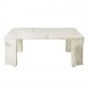 Stolik kawowy Doric 80 cm biały Gubi