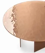 Stolik kawowy Lagune 90 cm cognac Calligaris