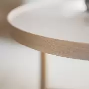 Stolik kawowy Marsden 90 cm dąb bielony Rowico