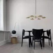 Stolik kawowy Pillar mosiężny 101 Copenhagen