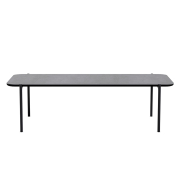 Stolik kawowy Savoye 120 cm szary blat ceramiczny Pwtbs