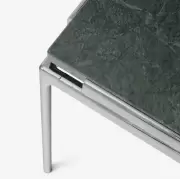 Stolik Kawowy Sett LN12 Verde Guatemala Dark Chrome Andtradition