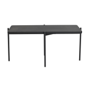 Stolik kawowy Shelton 95 cm czarny Rowico