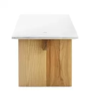 Stolik kawowy Solid biały Normann Copenhagen