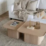 Stolik kawowy Sullivan 80 cm dąb bielony Rowico