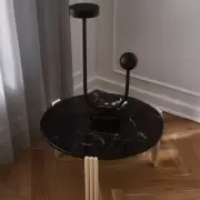 Stolik kawowy Tribus 60 cm Jasny piasek/czarny AYTM
