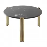 Stolik kawowy Tribus 60 cm Złoty/Czarny AYTM