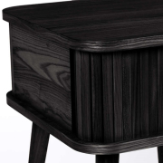 Stolik nocny Barbier czarny Zuiver
