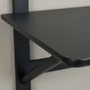 Stolik nocny ścienny camrose dąb czarny Rowico