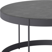 Stolik ogrodowy Drum 60 cm ciemnoszary Bolia