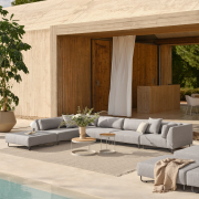 Stolik ogrodowy Drum 60 cm drewno teak Bolia