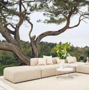 Stolik ogrodowy Drum 60 cm jasnoszary Bolia