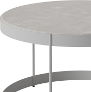 Stolik ogrodowy Drum 60 cm jasnoszary Bolia