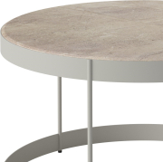 Stolik ogrodowy Drum 60 cm marmur Bolia