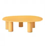 Stolik ogrodowy Hyppo 5 legs musztardowy Scab Design