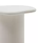 Stolik ogrodowy Macarella 48 cm biały kave home