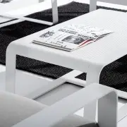 Stolik ogrodowy Merrigan biały Bizzotto