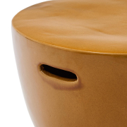 Stolik ogrodowy Mesquida 46 cm musztardowy kave home