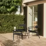 Stolik ogrodowy Novo 70 cm czarny AYTM