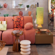Stolik okazjonalny Allure kremowy HKliving