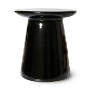 Stolik okazjonalny Earthenware 40 cm czarny HKliving