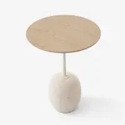 Stolik Lato LN8 dąb-Crema Diva marble Andtradition