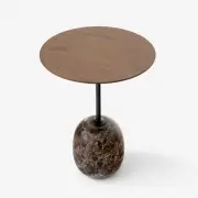 Stolik Lato LN8 orzech-Emperador marble Andtradition