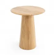 Stolik okazjonalny Mushroom 40 cm dębowy Gazzda