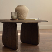 Stolik okazjonalny Pirita brązowy kave home