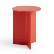 Stolik okazjonalny Slit dąb lakierowany na czerwono HAY