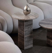 Stolik kawowy Soho silver trawertyn Norr 11