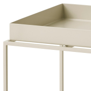 Stolik okazjonalny Tray beżowy HAY