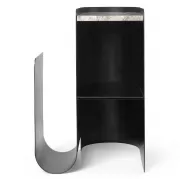 Stolik okazjonalny Vault czarny Ferm Living