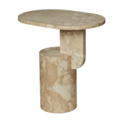 Stolik okazjonalny insert piaskowy marmur Ferm Living