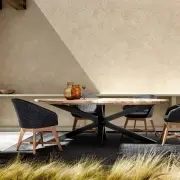 Stół ogrodowy Palmdale 240 cm grafitowy Bizzotto