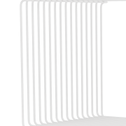 System modułowy Panton Wire 2 moduły 70 × 34,8 × 34,8 cm biały Montana