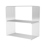 System modułowy Panton Wire 2 moduły 70 × 34,8 × 34,8 cm chromowany Montana