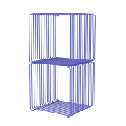 System modułowy Panton Wire 2 moduły 34,8 × 34,8 × 34,8 cm niebieski Montana