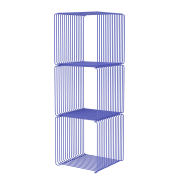 System modułowy Panton Wire 3 moduły 34,8 × 34,8 × 34,8 cm niebieski Montana